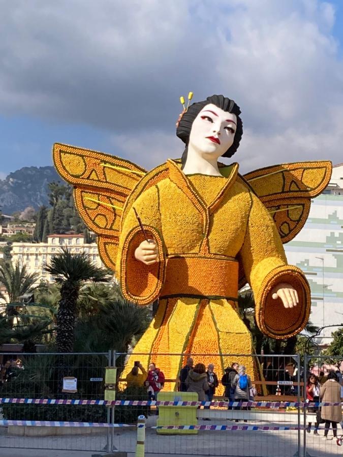 Studio Villa La Cigale Avec Grande Terrasse マントン エクステリア 写真