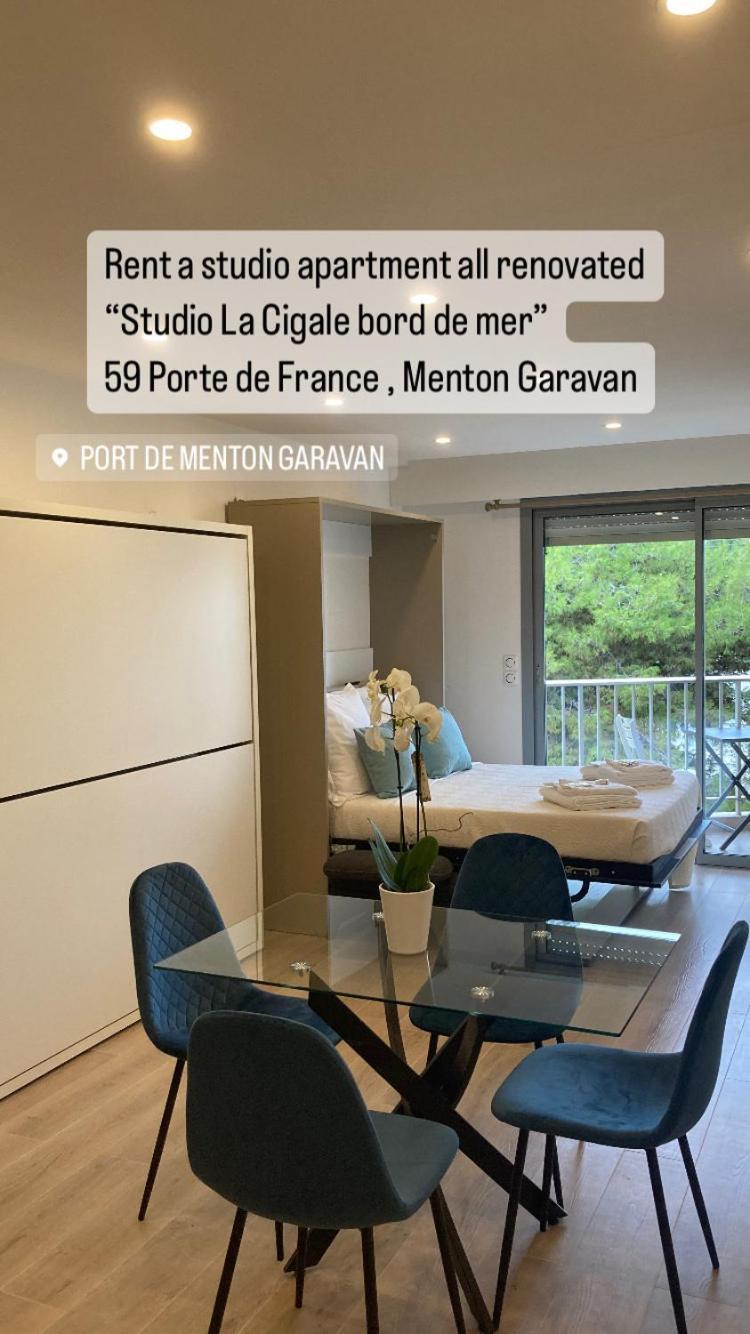 Studio Villa La Cigale Avec Grande Terrasse マントン エクステリア 写真