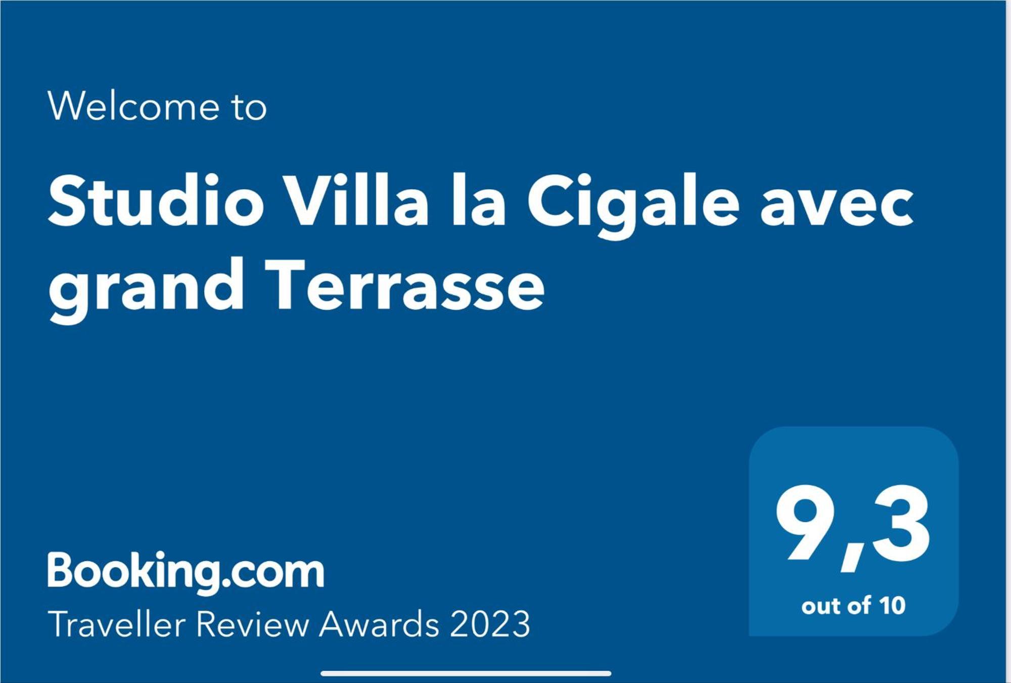 Studio Villa La Cigale Avec Grande Terrasse マントン エクステリア 写真